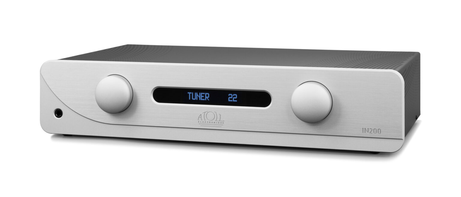 L'amplificateur intégré IN200 Signature finition aluminium.